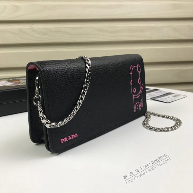 prada鏈條女包 普拉達最新聖誕限量款系列 1DH044 PRADA女士迷你單肩包  pyd2277